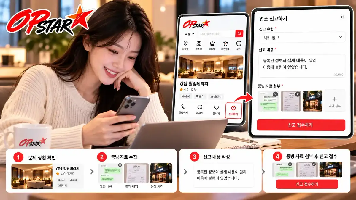 오피스타 신고 방법